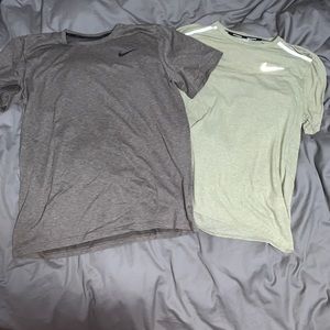 Nike Running Dri Fit workout shirts lot of 2